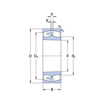 241/850 ECAK30F/W33 SKF Spherical Roller Bearings #1 image