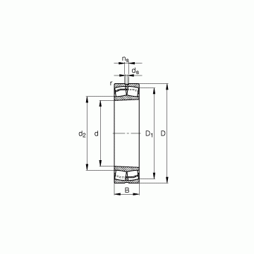 22308-E1-K-T41A FAG Spherical Roller Bearings #1 image