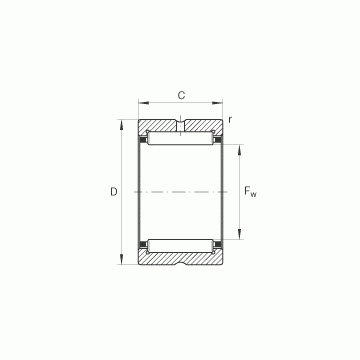 NK12/12 INA Needle Roller Bearings #1 image