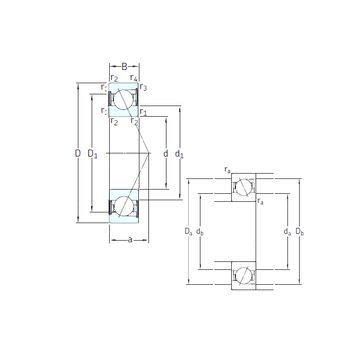 S7226 ACD/P4A SKF Angular Contact Ball Bearings #1 image