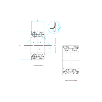 805949 FAG Angular Contact Ball Bearings #1 image