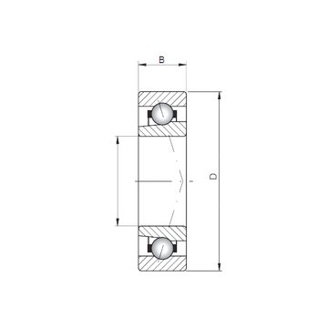 71802 C ISO Angular Contact Ball Bearings #1 image