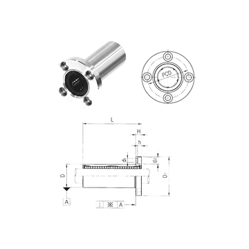 LMF16L Samick Linear Bearings #1 image