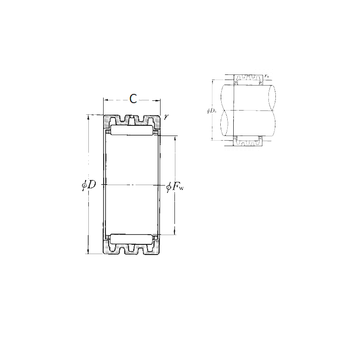 RNA4917S NTN Needle Roller Bearings #1 image