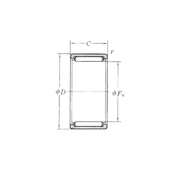 RLM607230 NSK Needle Roller Bearings #1 image