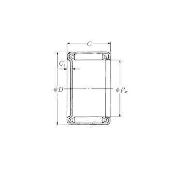 M-451 NSK Needle Roller Bearings #1 image