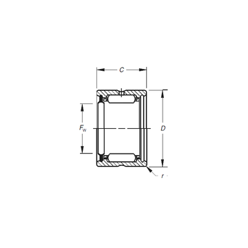 HJ-445628RS Timken Needle Roller Bearings #1 image